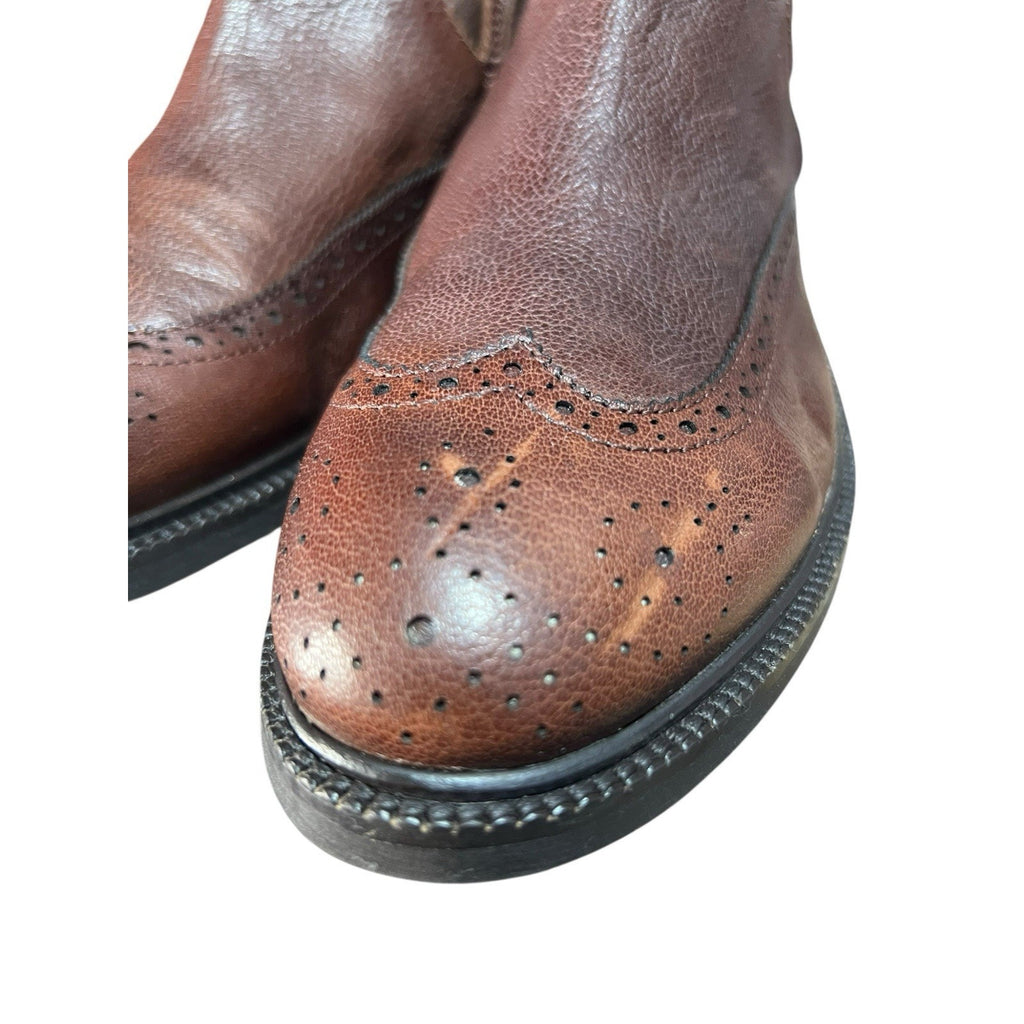 Jeffrey Campbell Women's Edmone Brogue Chelsea Booties Women’s Shoe Size 9