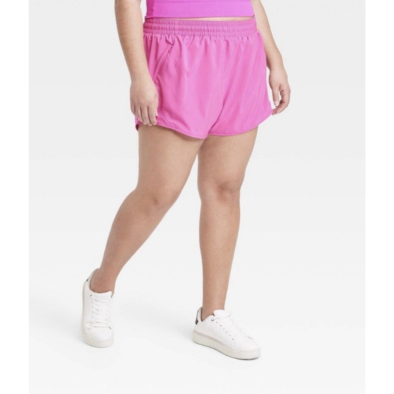 All In Motion Vibrant Pink Women’s Athletic Shorts Size 4XL New