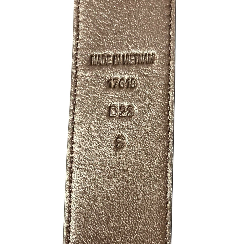 Lauren Ralph Lauren Women's Glen Plaid Haircalf Wide Belt Size S MSRP $115 New