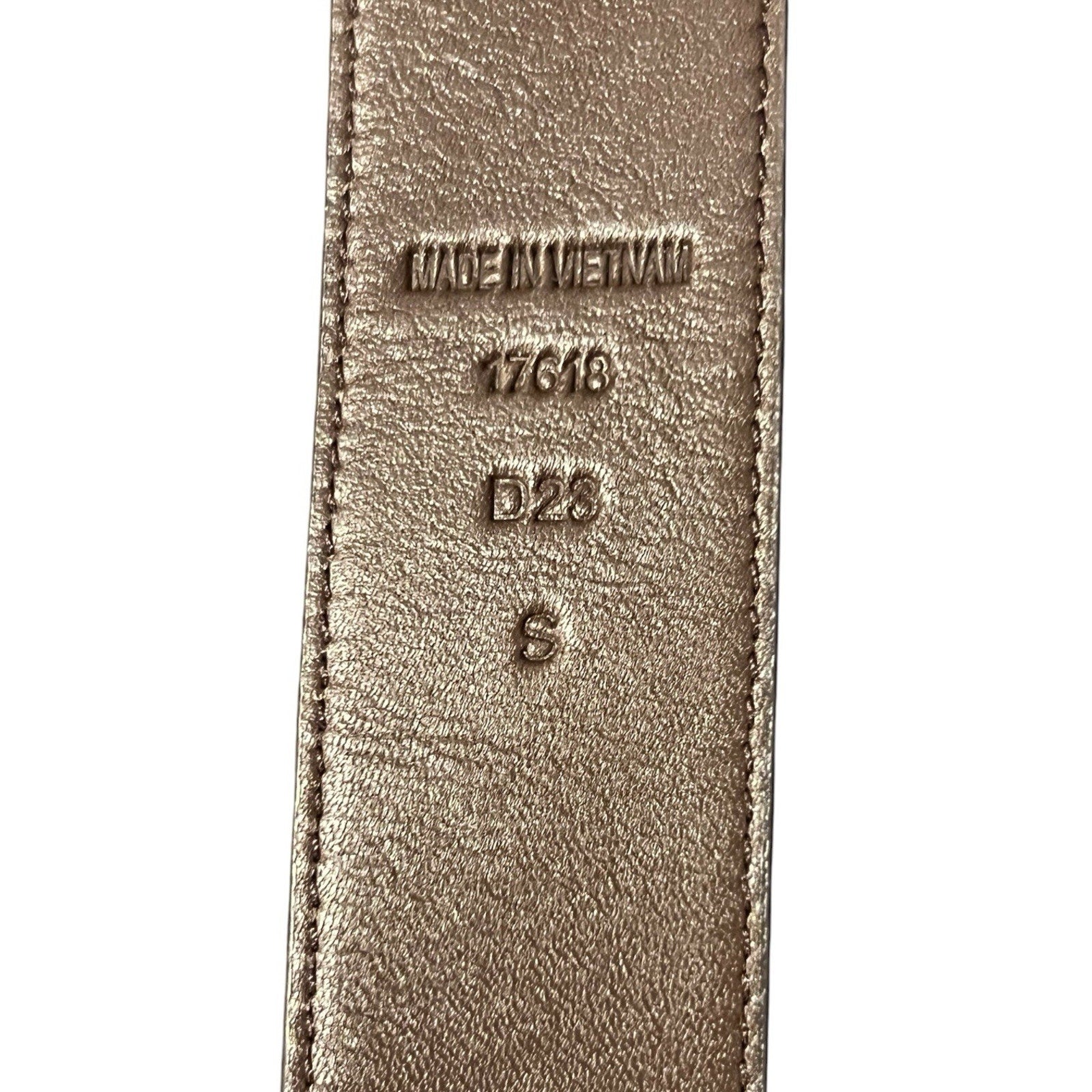 Lauren Ralph Lauren Women's Glen Plaid Haircalf Wide Belt Size S MSRP $115 New