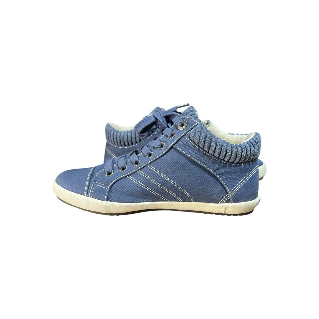 Taos Women's Startup Sneaker in Indigo Distressed Womens Shoe Size 7