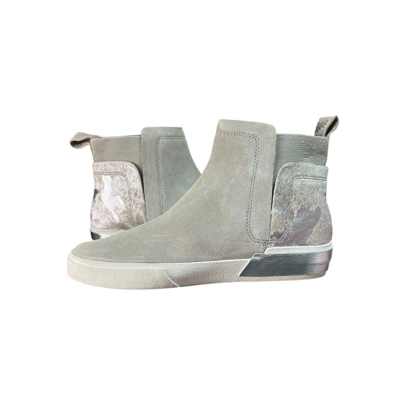 Dolce Vita Gray Suede And Ankle Bootie Women’s Size 8.5M