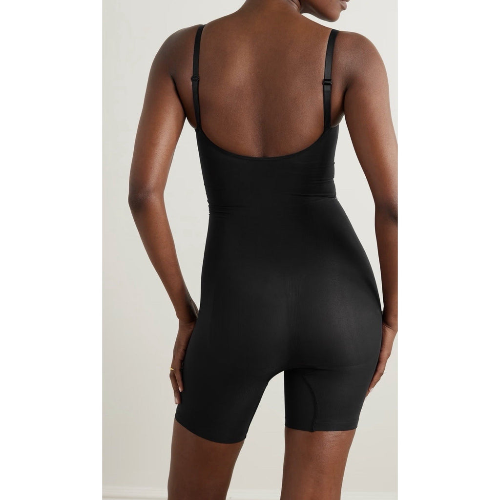SKIMS Seamless Sculpt Mid Thigh Bodysuit - Onyx WOMENS SIZE S-M New