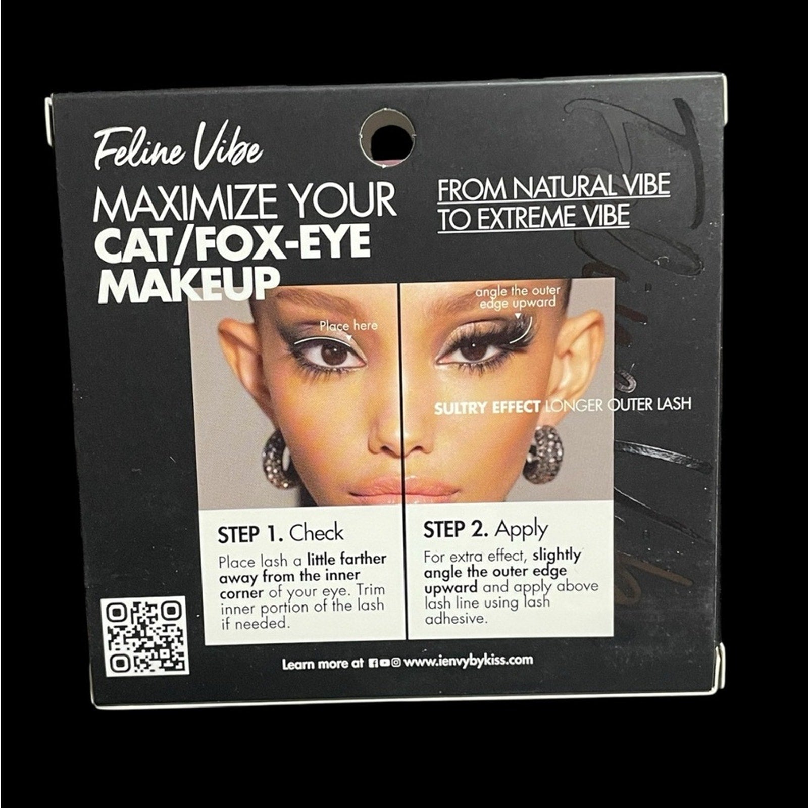 I Envy Feline Vibe Cat/Fox Eye Lashes Set of 2 NIB