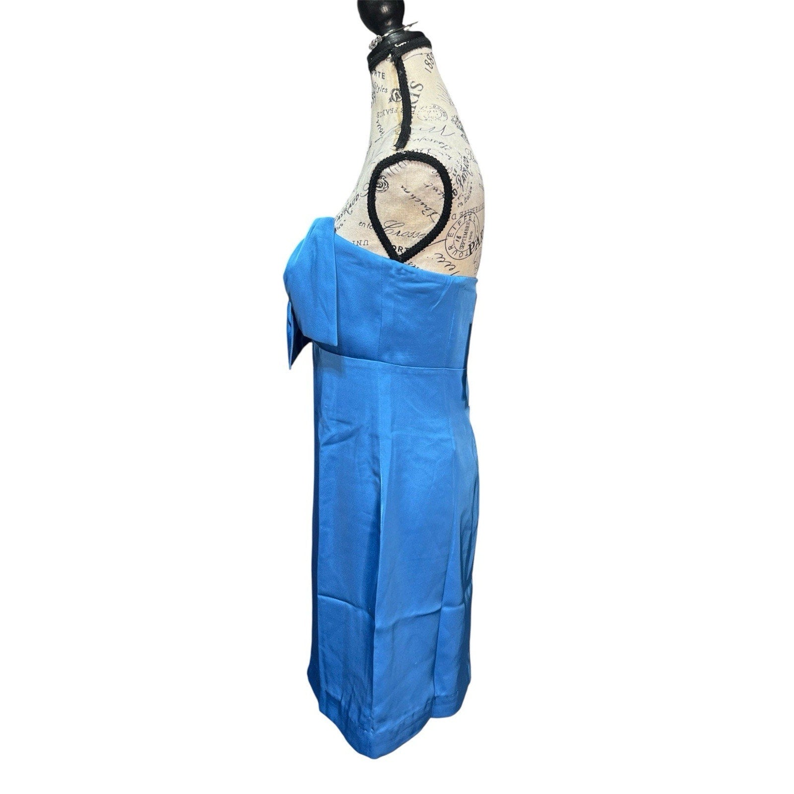 Lily Pulitzer Blue Satin Dress New With Tags $228 MSRP