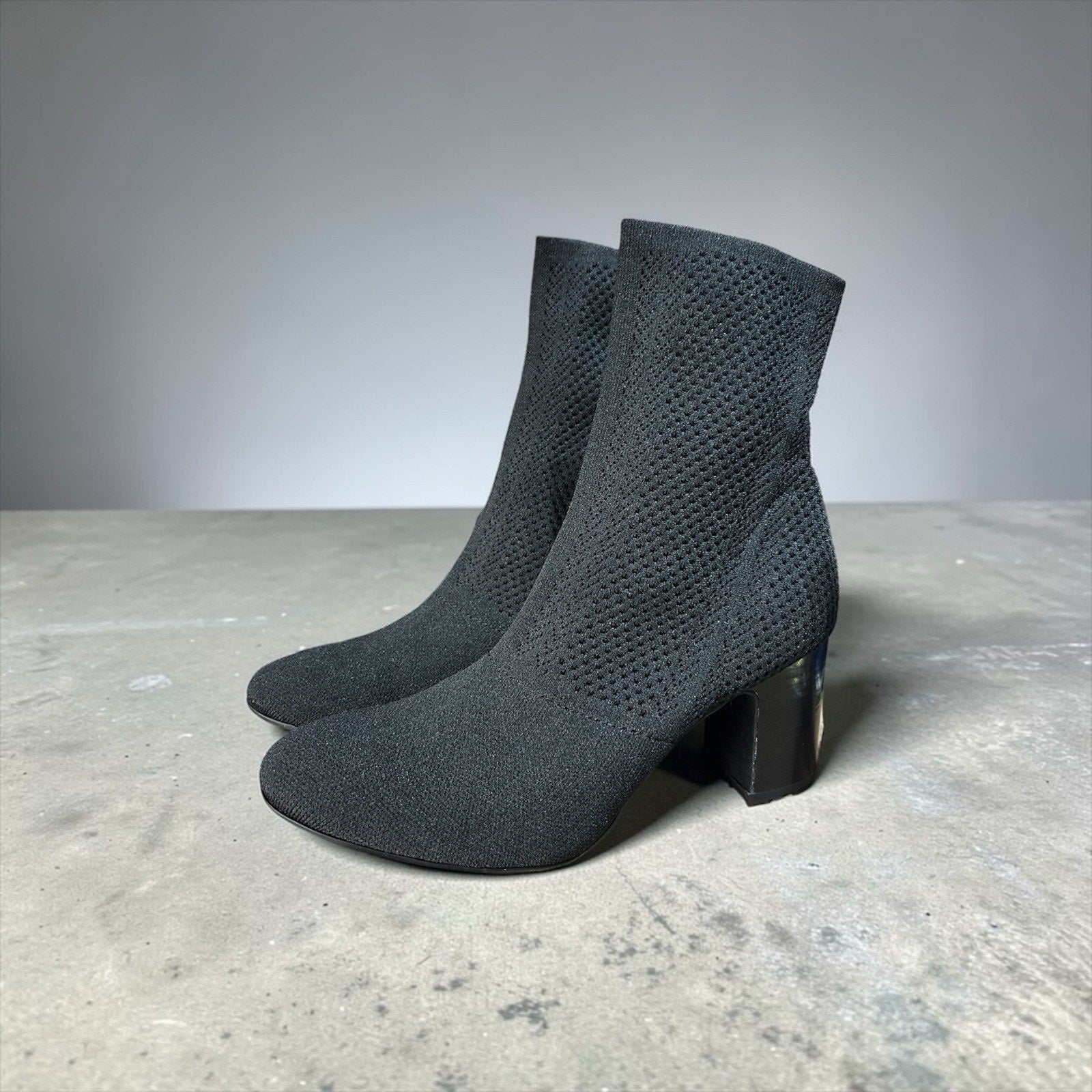Born Mega Knit Black Bootie Women’s Shoe Size 8.5 New