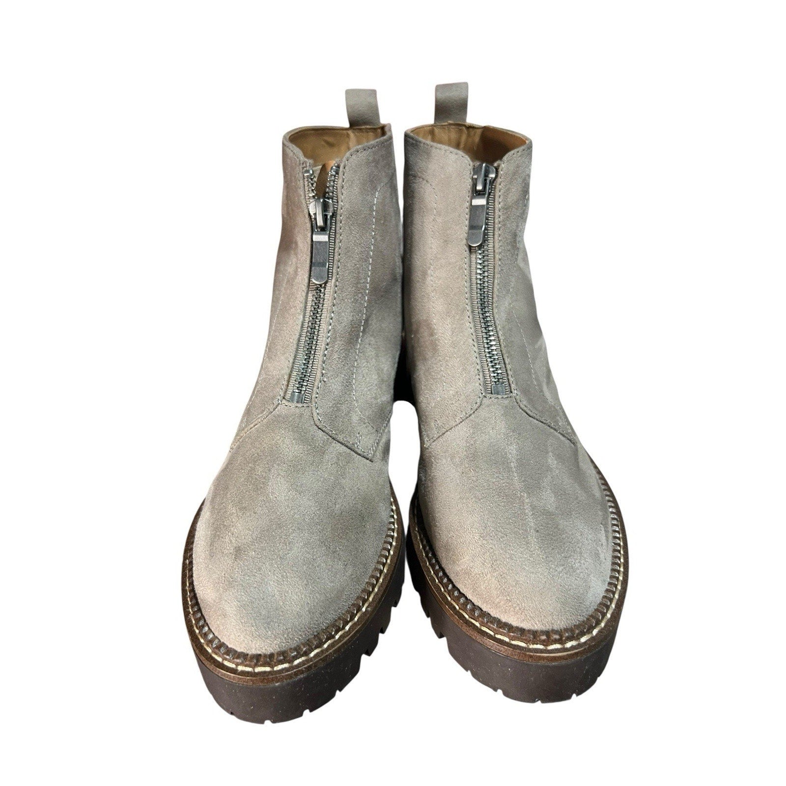 Nordstrom Rack Gray Ankle Boots Women’s Size 8