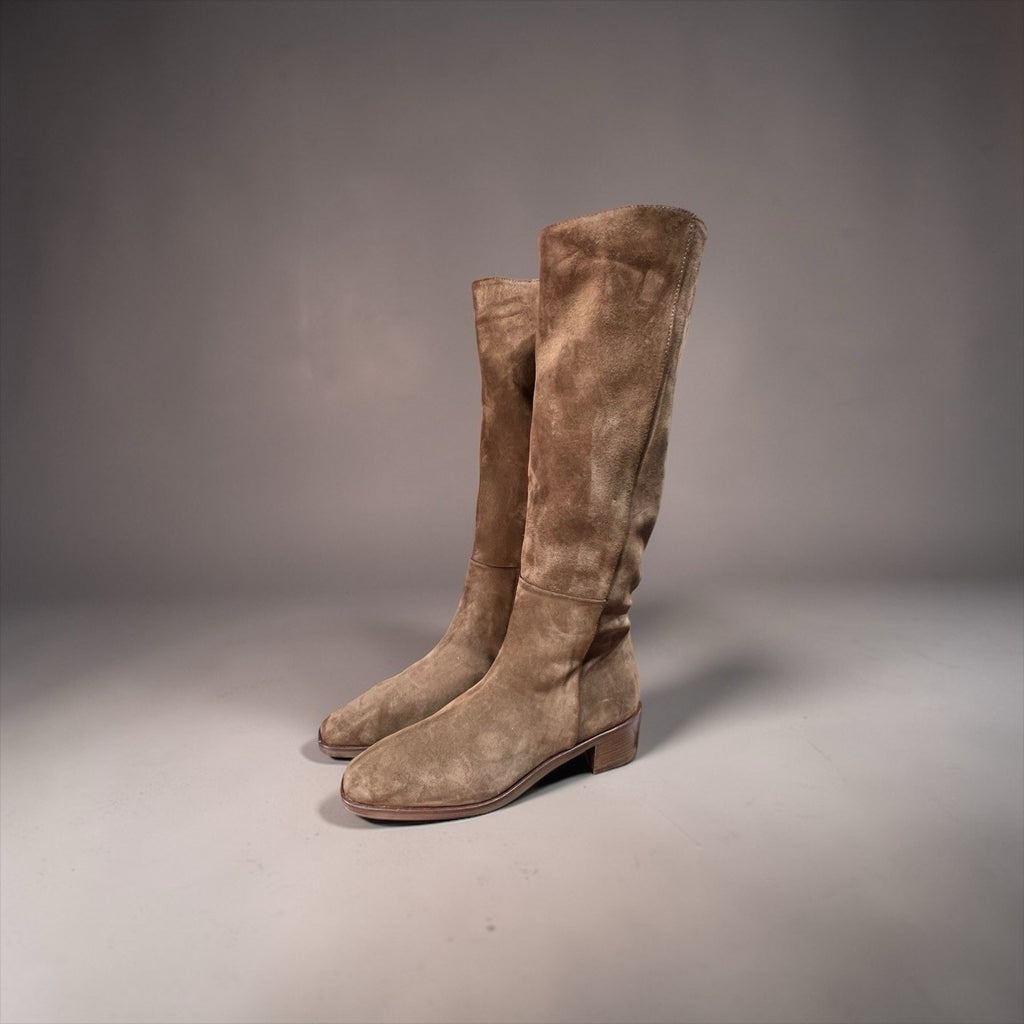Aquatalia women's remo tall boots Brown Suede Women’s Shoe Size 10
