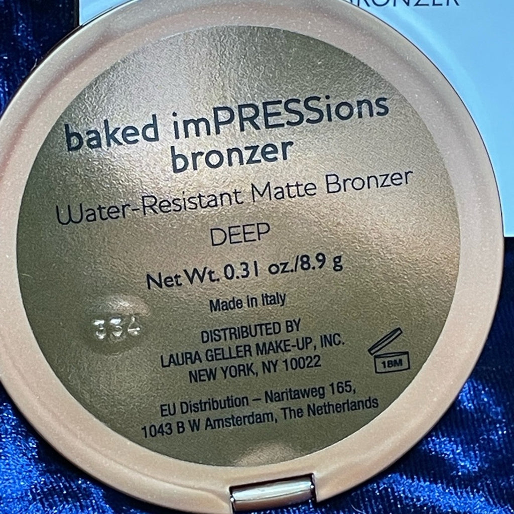 Laura Geller Baked Matte Bronzer shade Deep