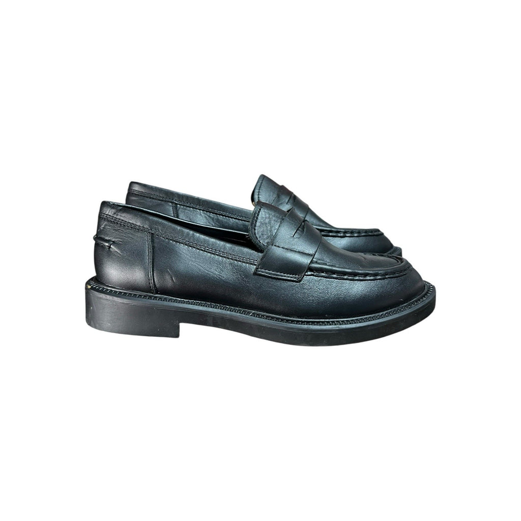 Blondo Waterproof Black Leather Loafers Women’s Shoe Sizr 7.5