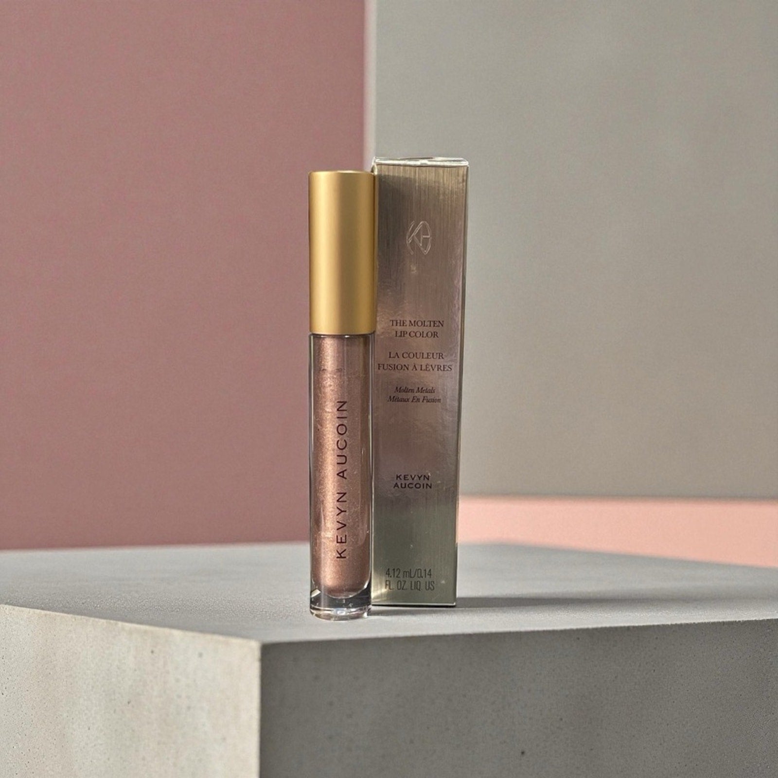 Kevyn Aucoin Molten Lip Gloss Shade Titanium NIB