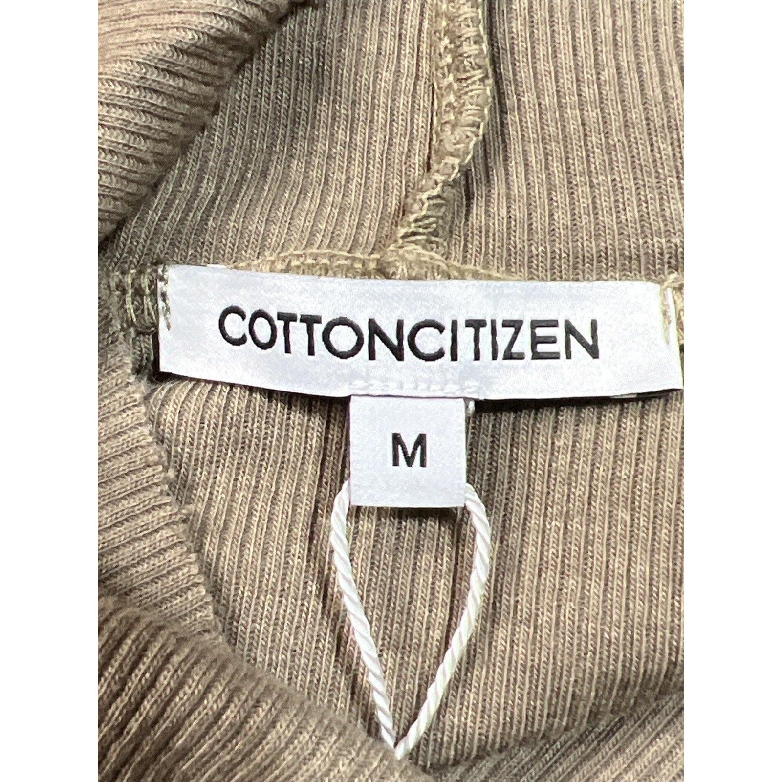 Cotton Citizen Olive Green Verona Turtle Neck Size M New
