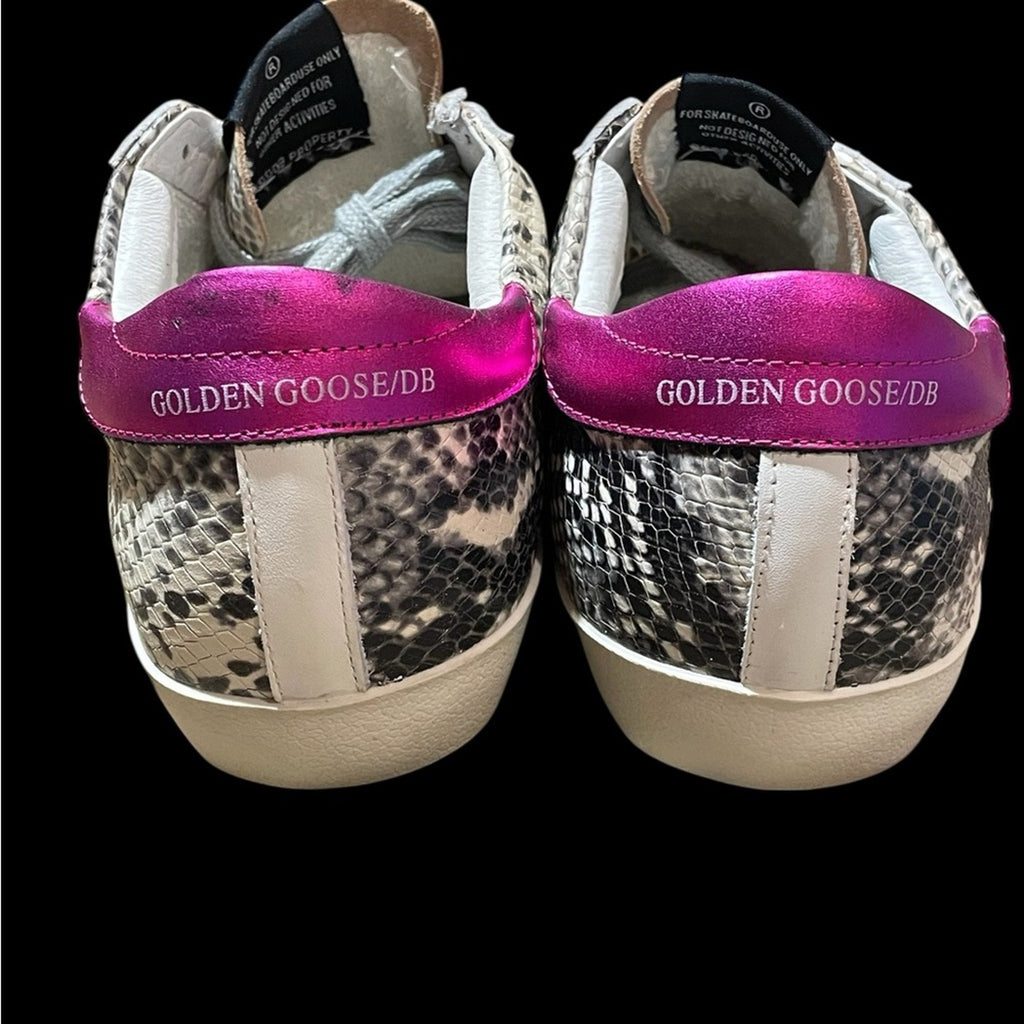 Golden Goose GGDB Superstar Snake Print sneakers , Women’s Shoe Size 9 EU40