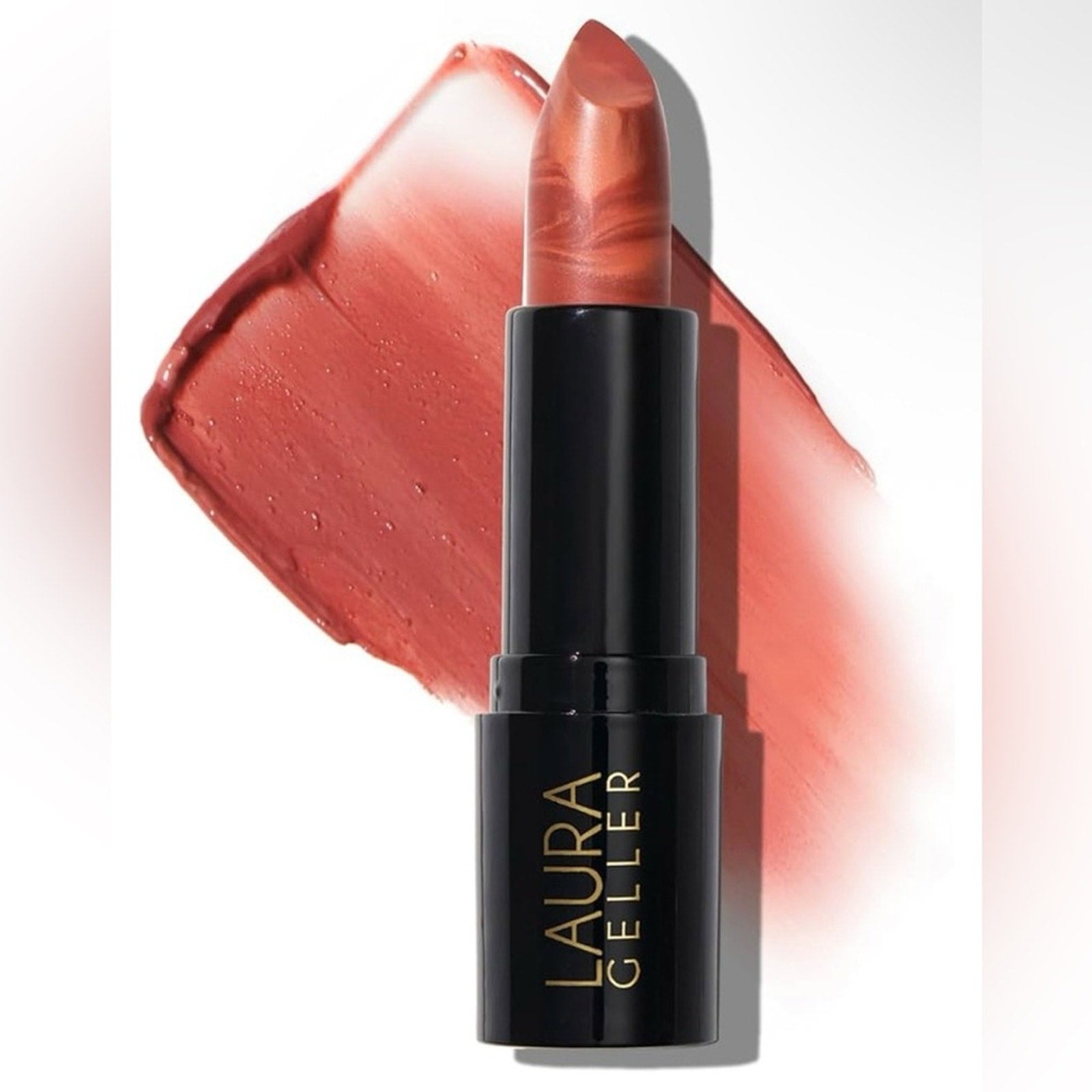 Laura Geller Italian Marble Peach Bellini Lipstick Creamy Formula