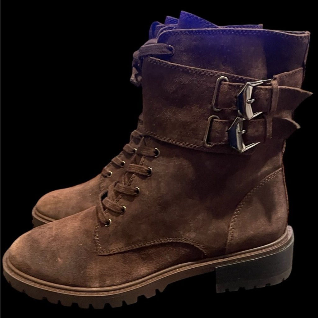 Vince Camuto Brown Suede Women's Boots Size 8 NWOT MSRP $250