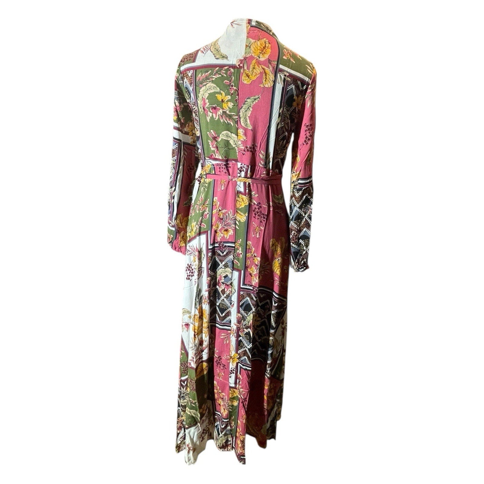 Hayden Los Angeles Floral Print Wrap Around Dress Size S NWT