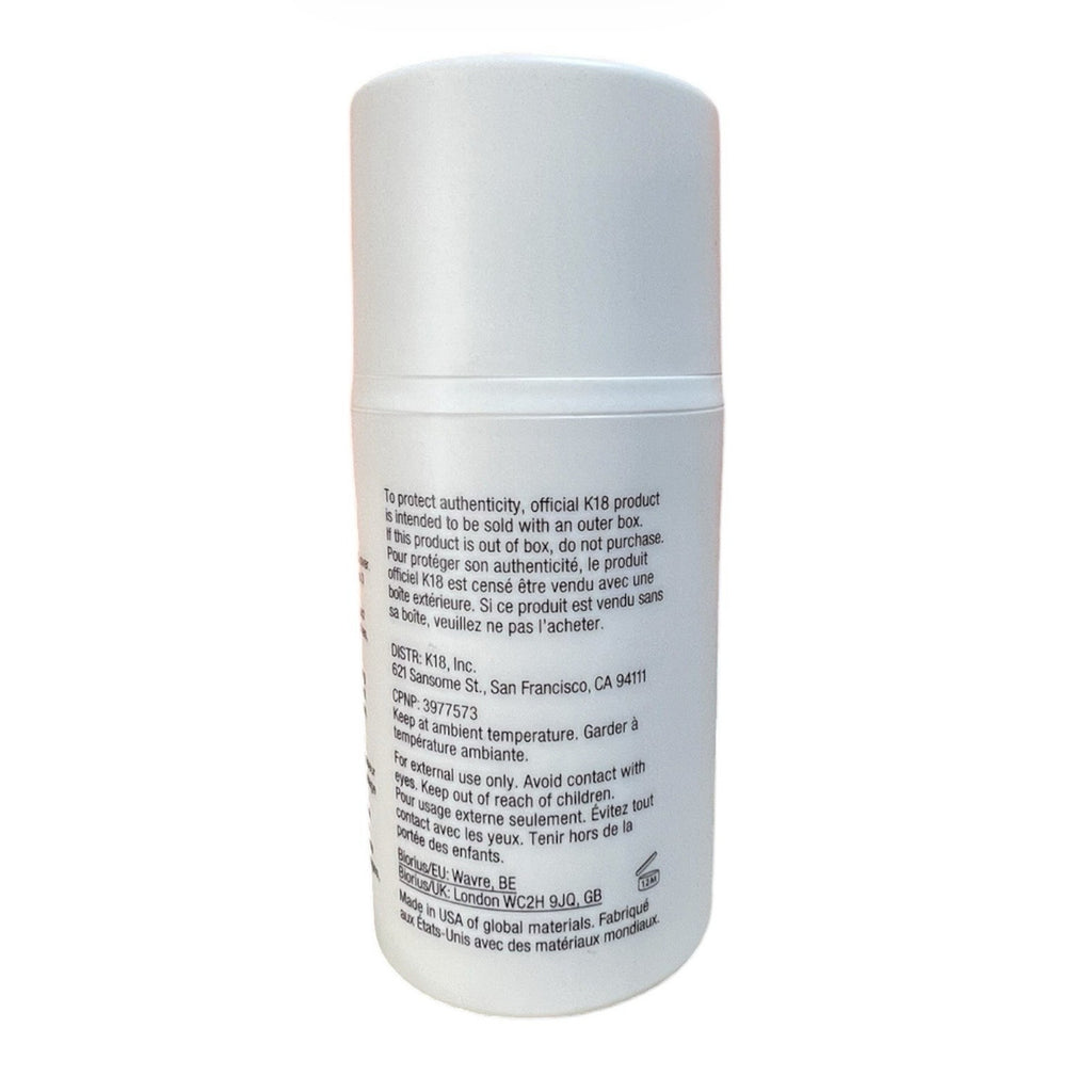 K18 Biomimetic Hairscience Leave-In Molecular Repair Hair Mask 1.7 Oz MSRP $75