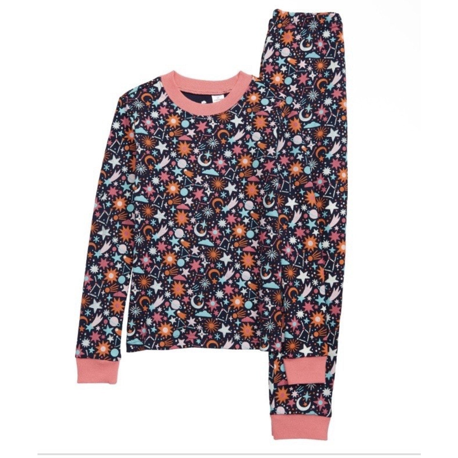 Tucker + Tate Kids' Glow in the Dark Fitted Two-Piece Pajamas 6Y New $35 MSRP