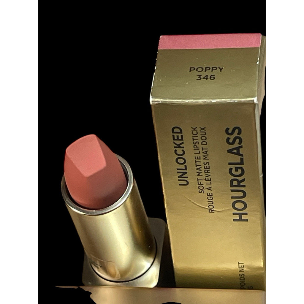 Hourglass Unlocked Soft Matte Lipstick 346 Poppy New In Box
