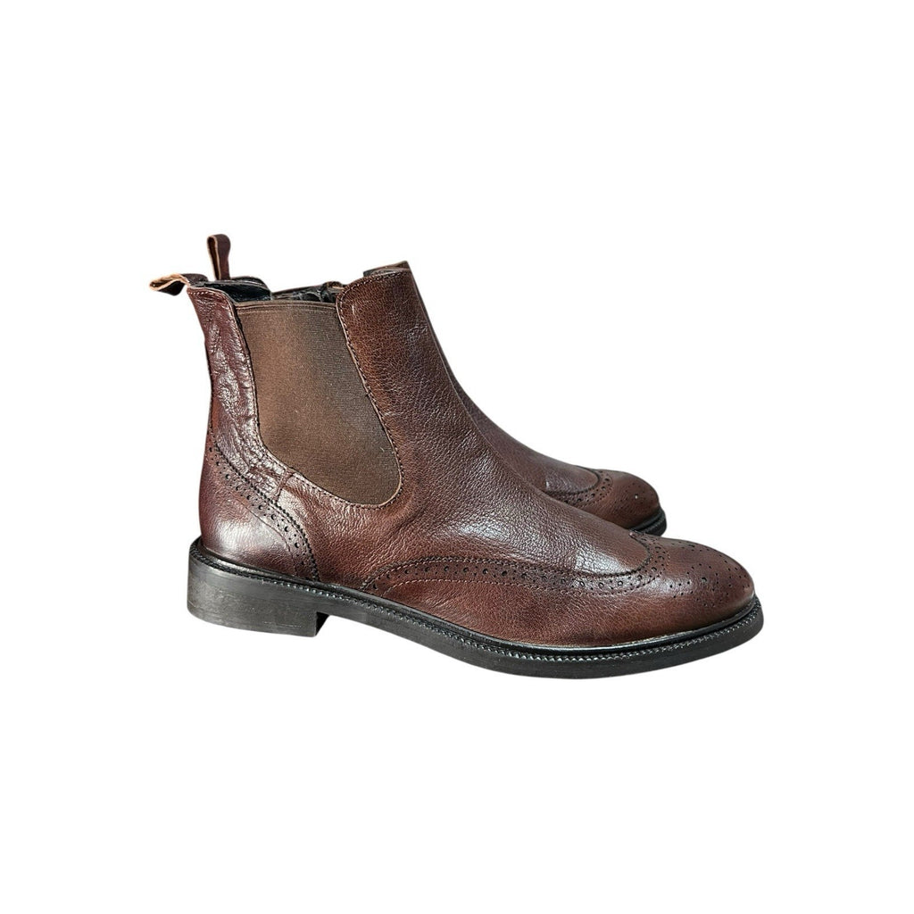 Jeffrey Campbell Women's Edmone Brogue Chelsea Booties Women’s Shoe Size 9