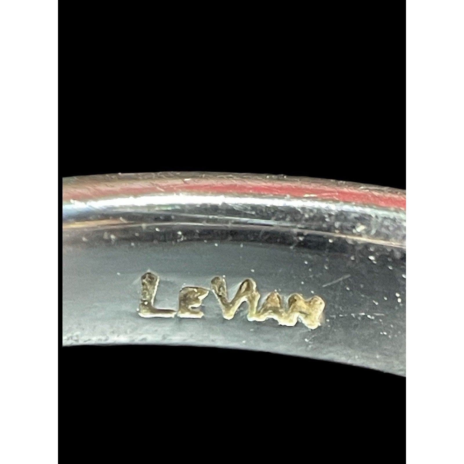Levian 14k White Gold Blue Sapphire And Diamond Accent Ring Size 6.5