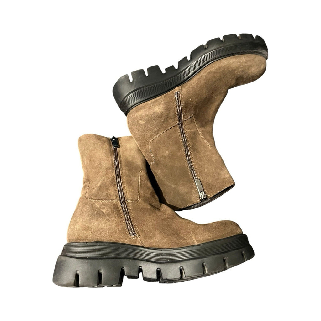 Aquatalia Salvia Brown Suede boot Women’s Shoe Size 8.5 $525 MSRP