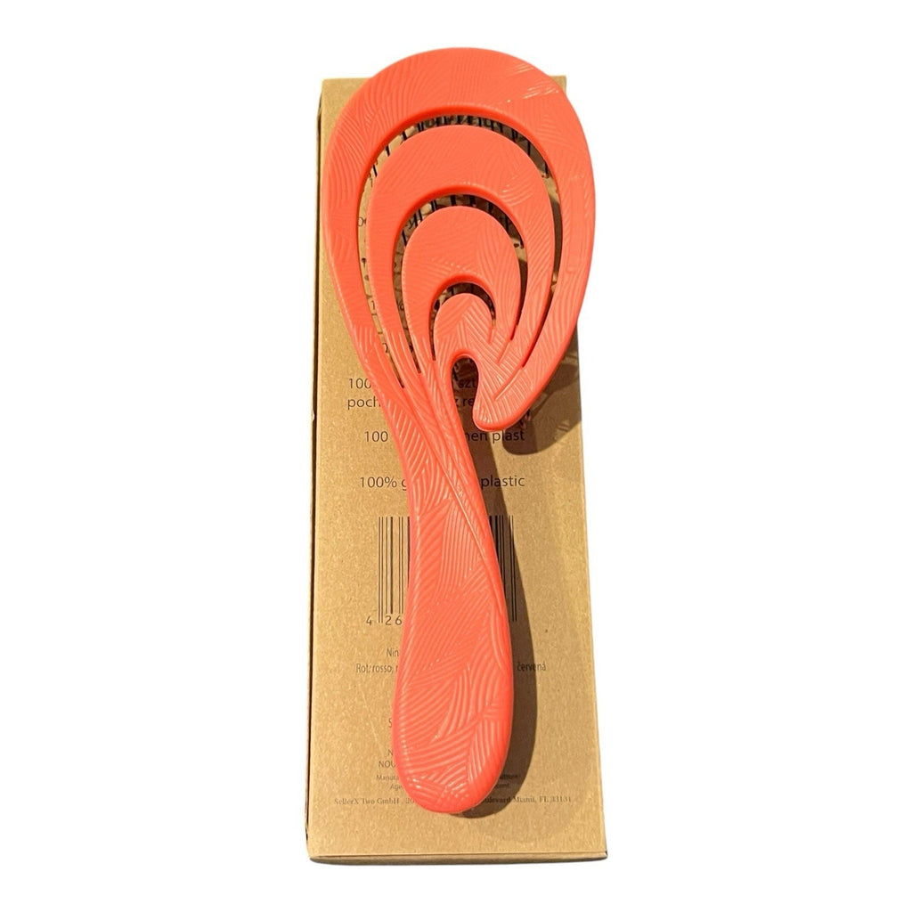 Ninabella Organic Detangling Brush made from 100% recycled plastic NIB
