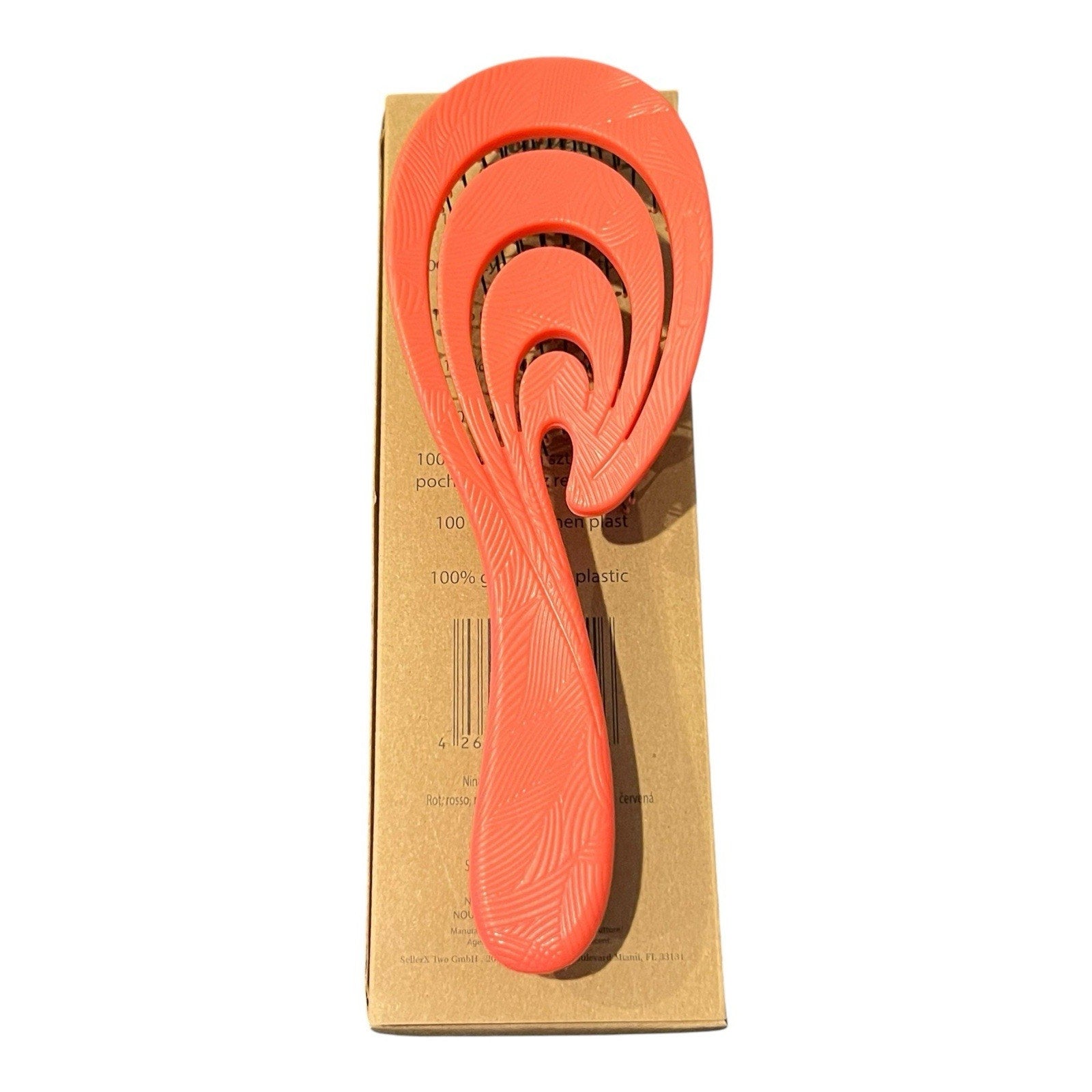 Ninabella Organic Detangling Brush made from 100% recycled plastic NIB