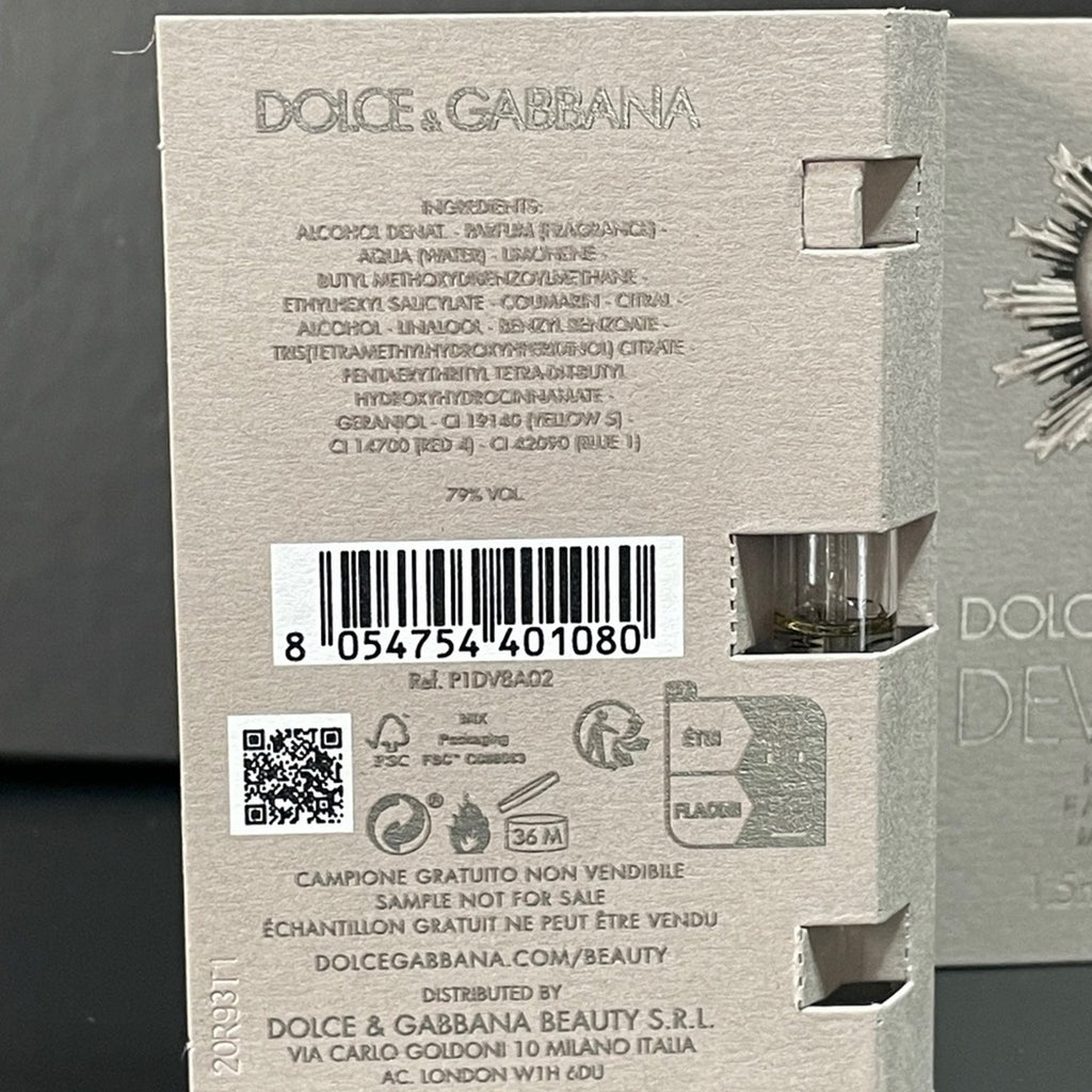 Dolce & Gabbana Devotion Set of 2 1.5ml ea  vile