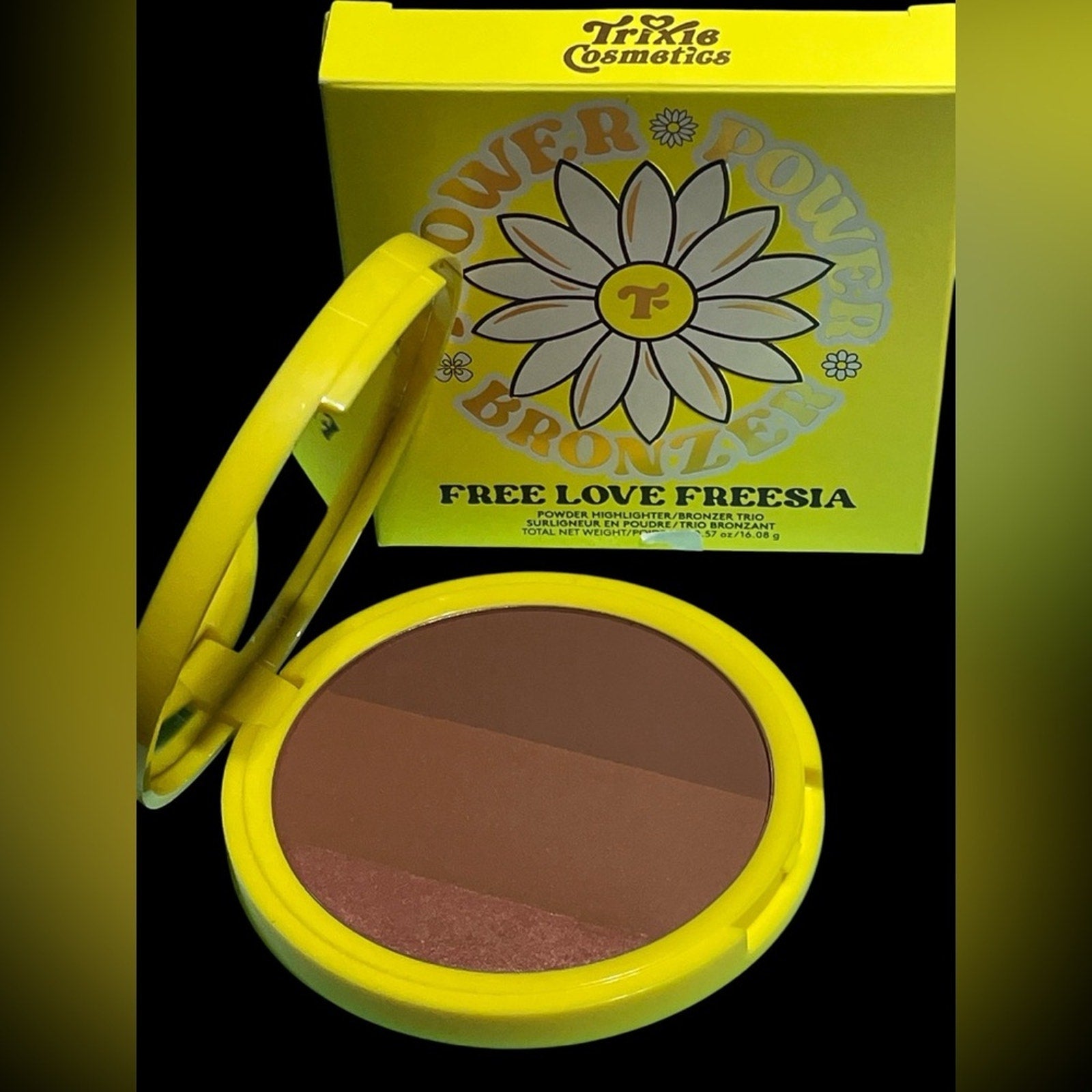 Trixie Flower Power Bronzer shade Free Love Freesia NIB