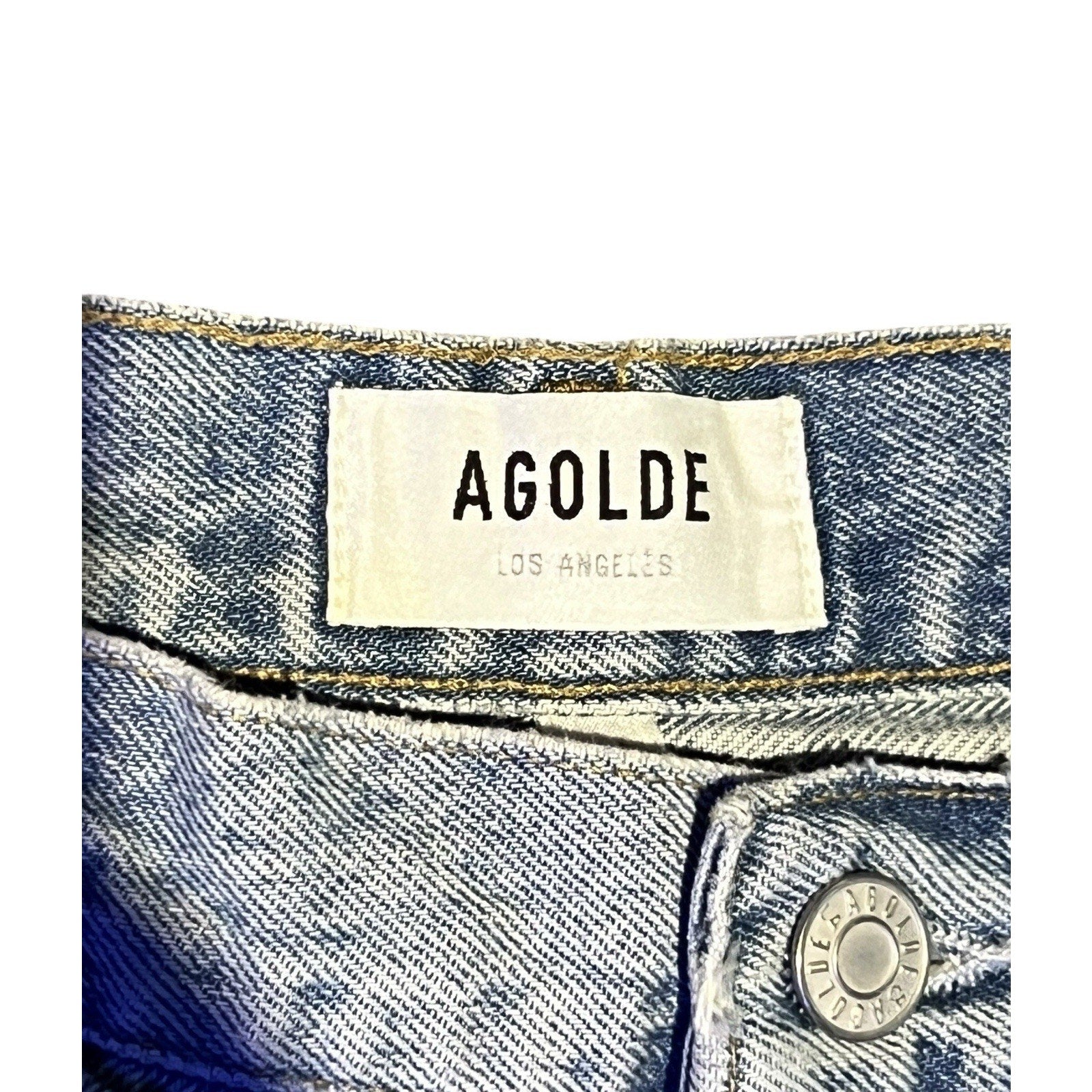 AGOLDE Curio style Relaxed Boot Cut Jeans With Raw Hem Size 31 New