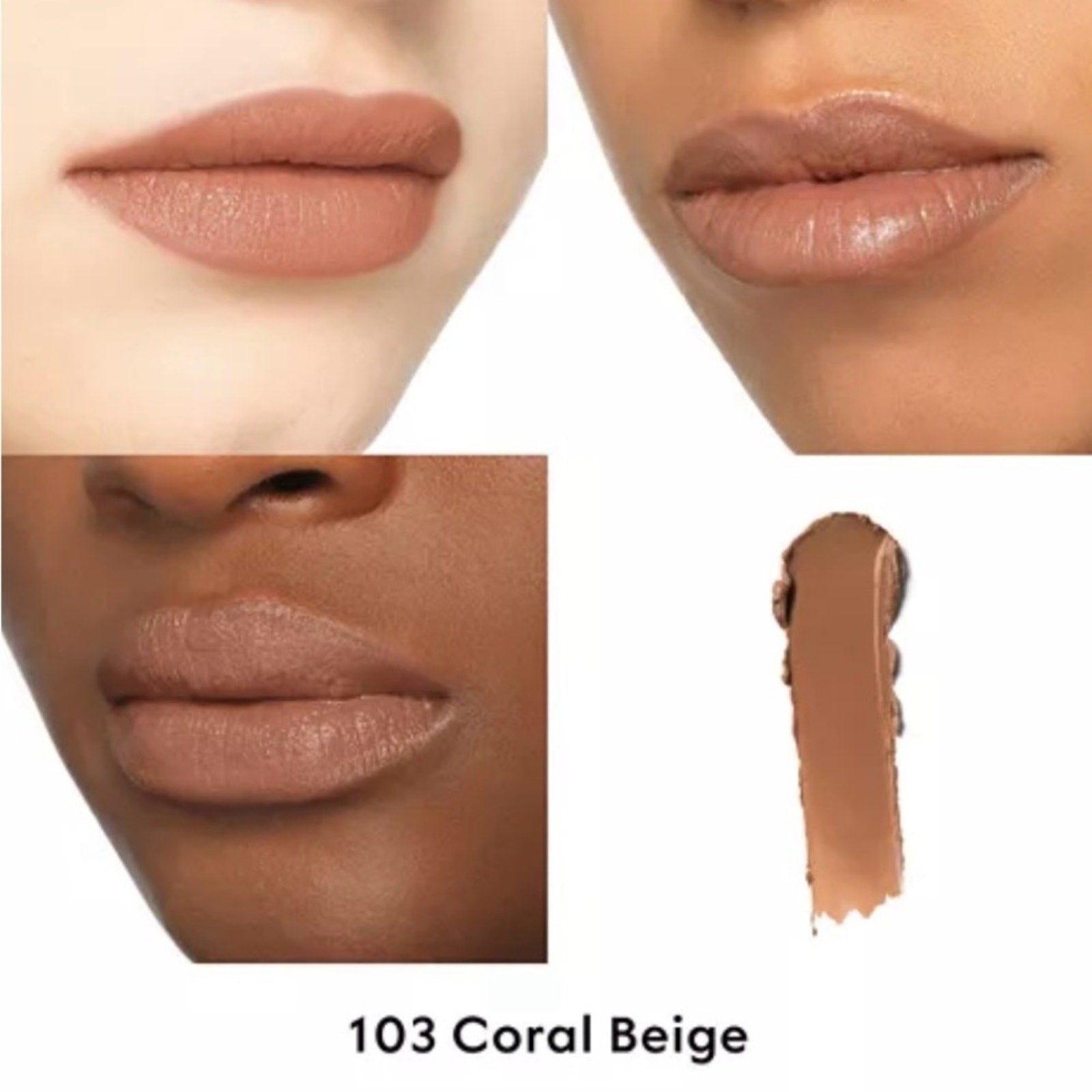 Gucci Rouge Satin lipstick shade 103 Carol Beige NIB