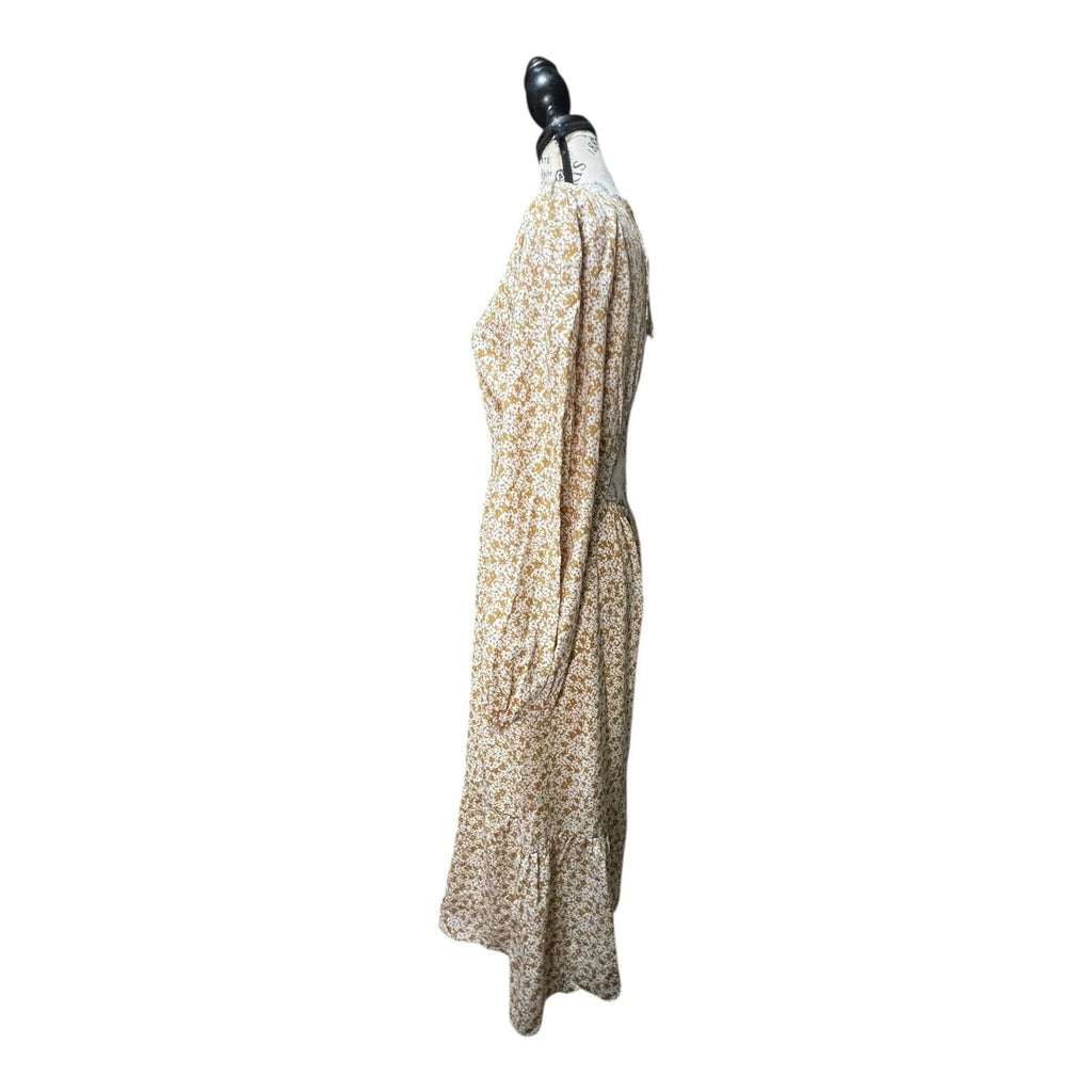 Lush Floral Midi Dress Women’s Size L