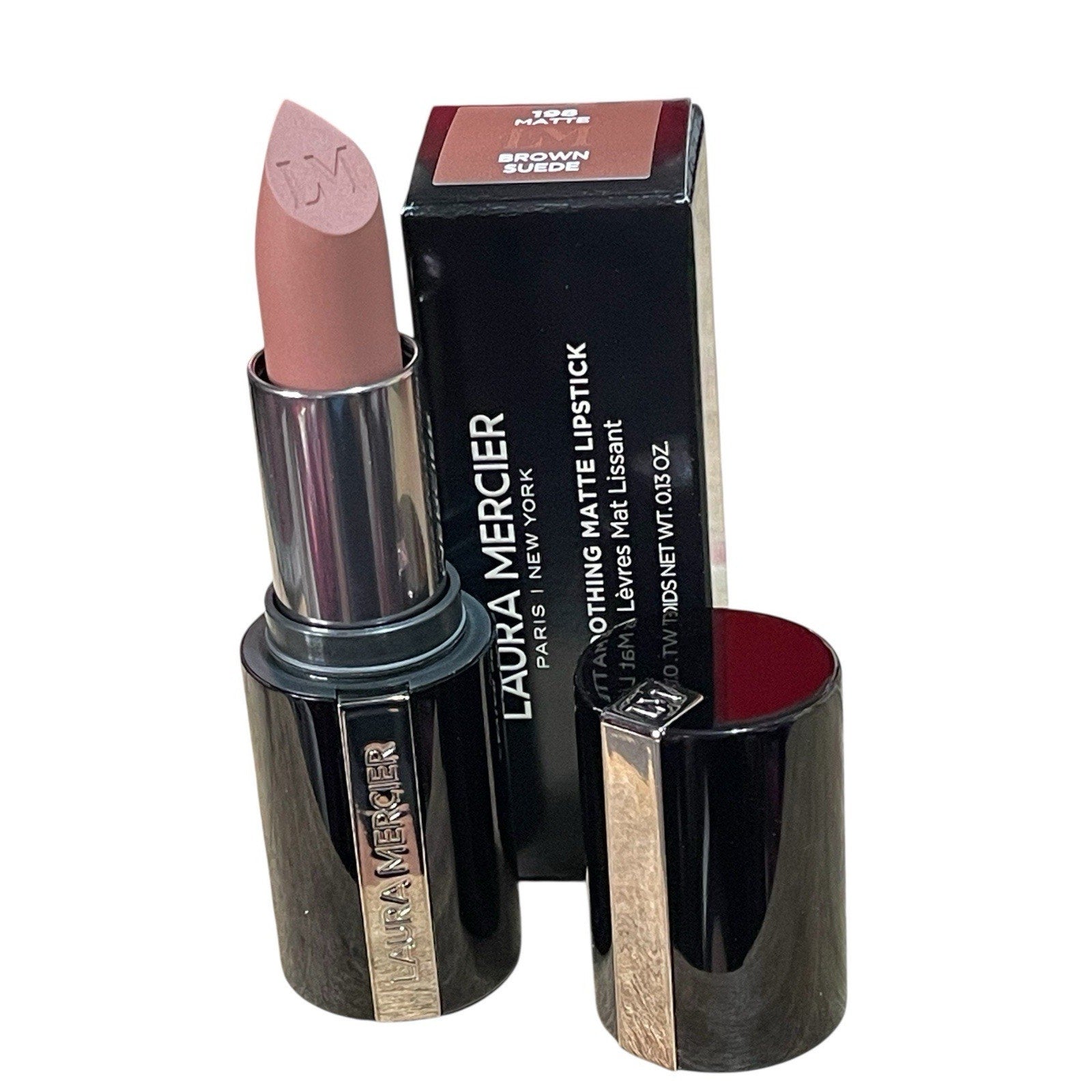 Laura Mercier Caviar Smoothing Matte Lipstick – 198 Brown Suede