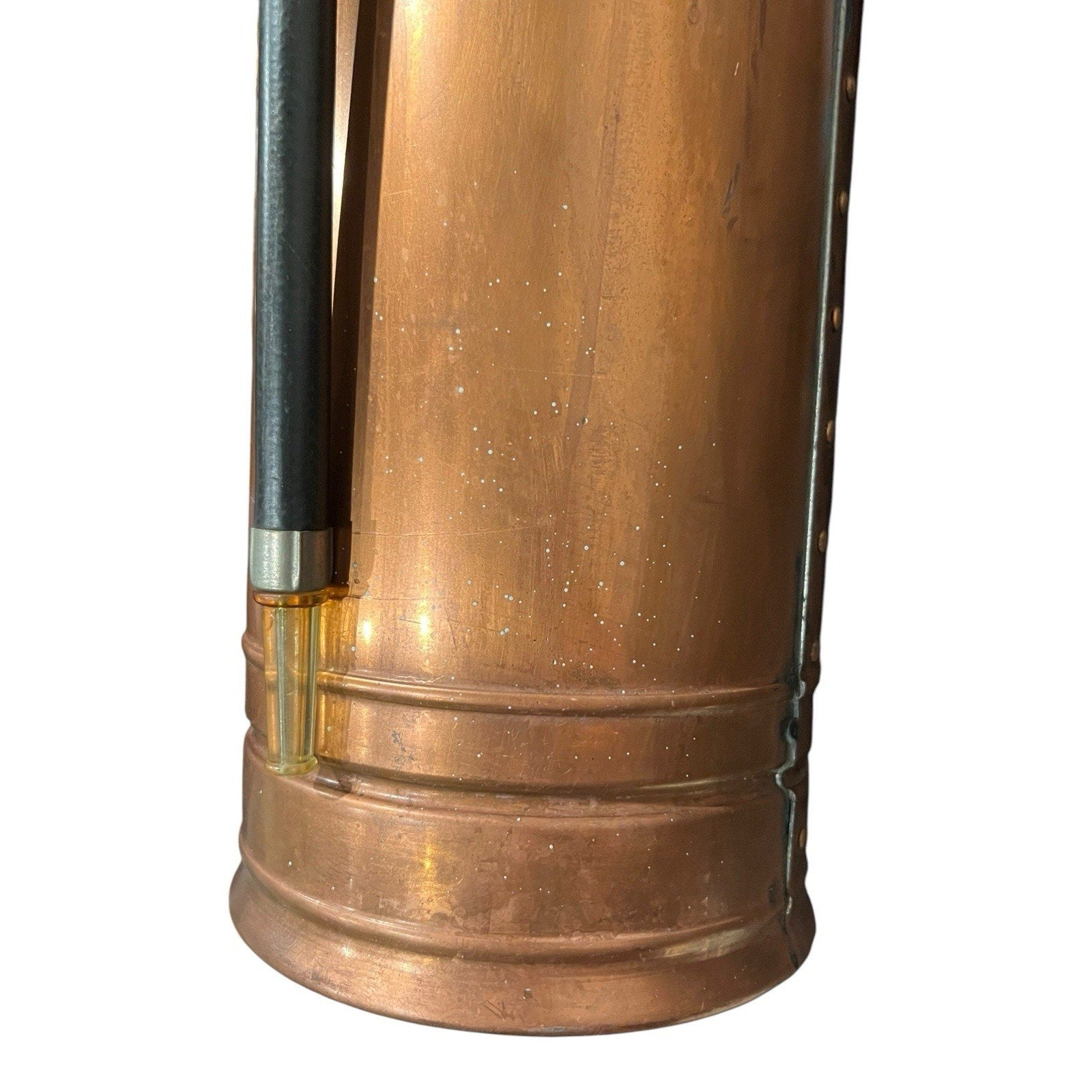 Red Star Vintage Copper / Brass Fire Extinguisher