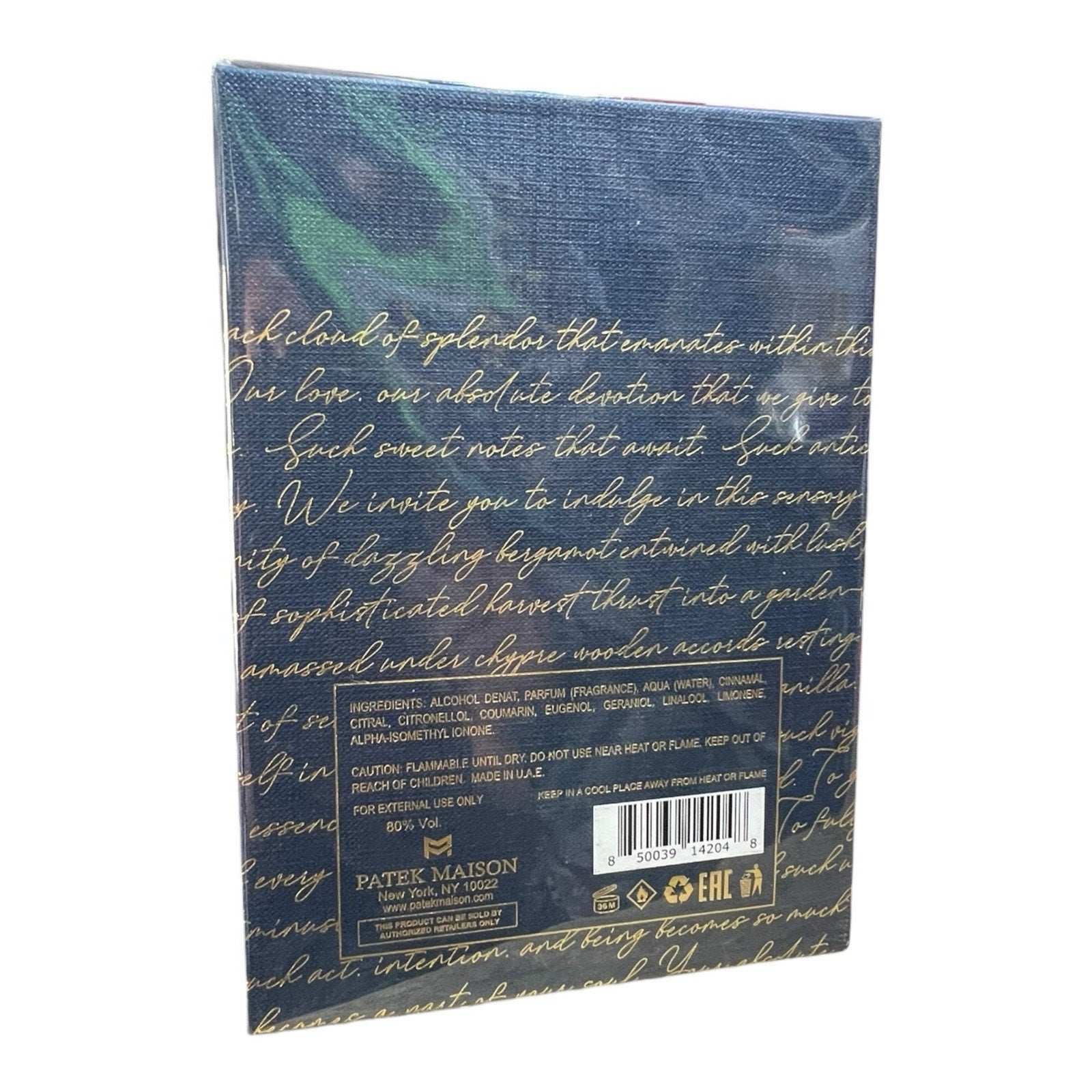 Patek Maison Merakai Devotion unisex Eau de Parfum spray 3.5 Oz New Sealed