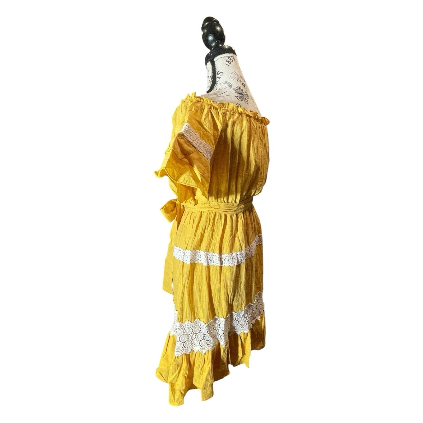 Hayden Yellow Dress Size S NWT