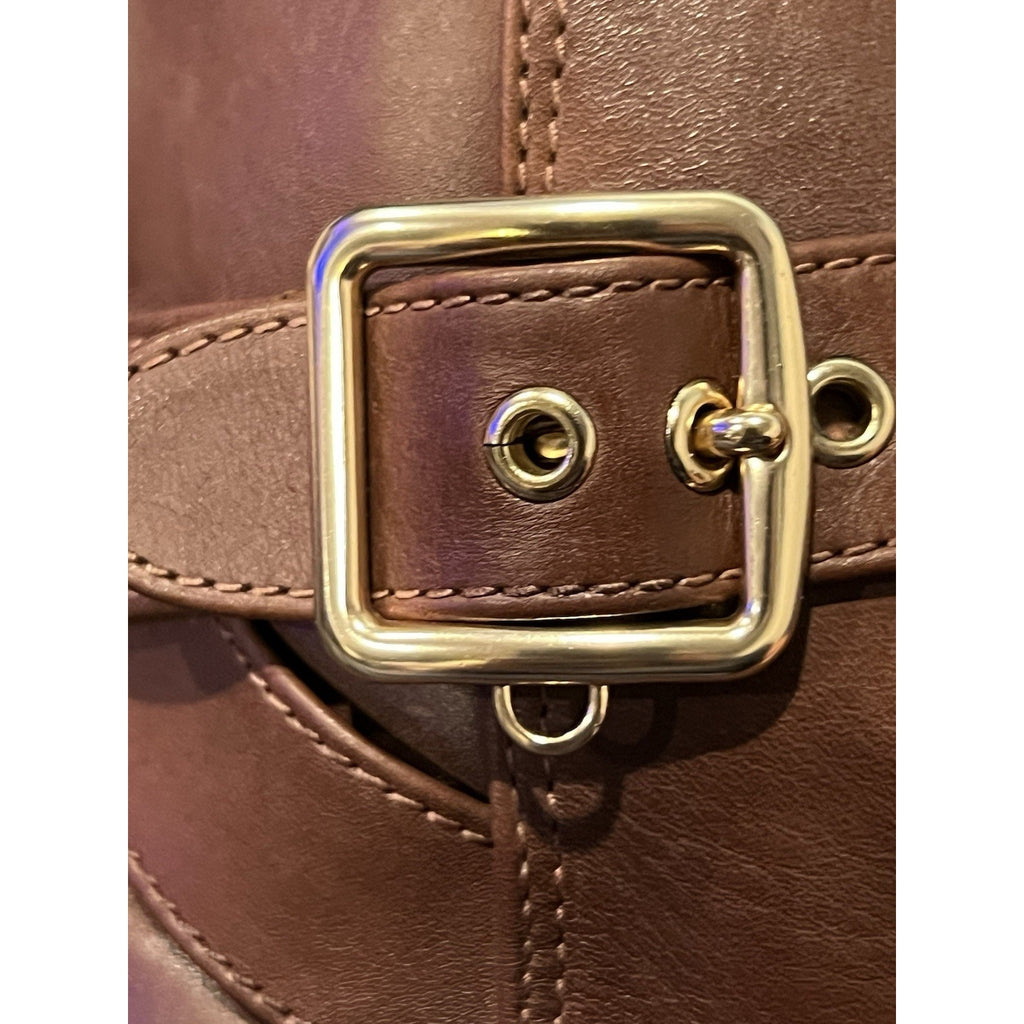 Coach Lacey booties Brown Leather Women’s Shoe Size 6.5