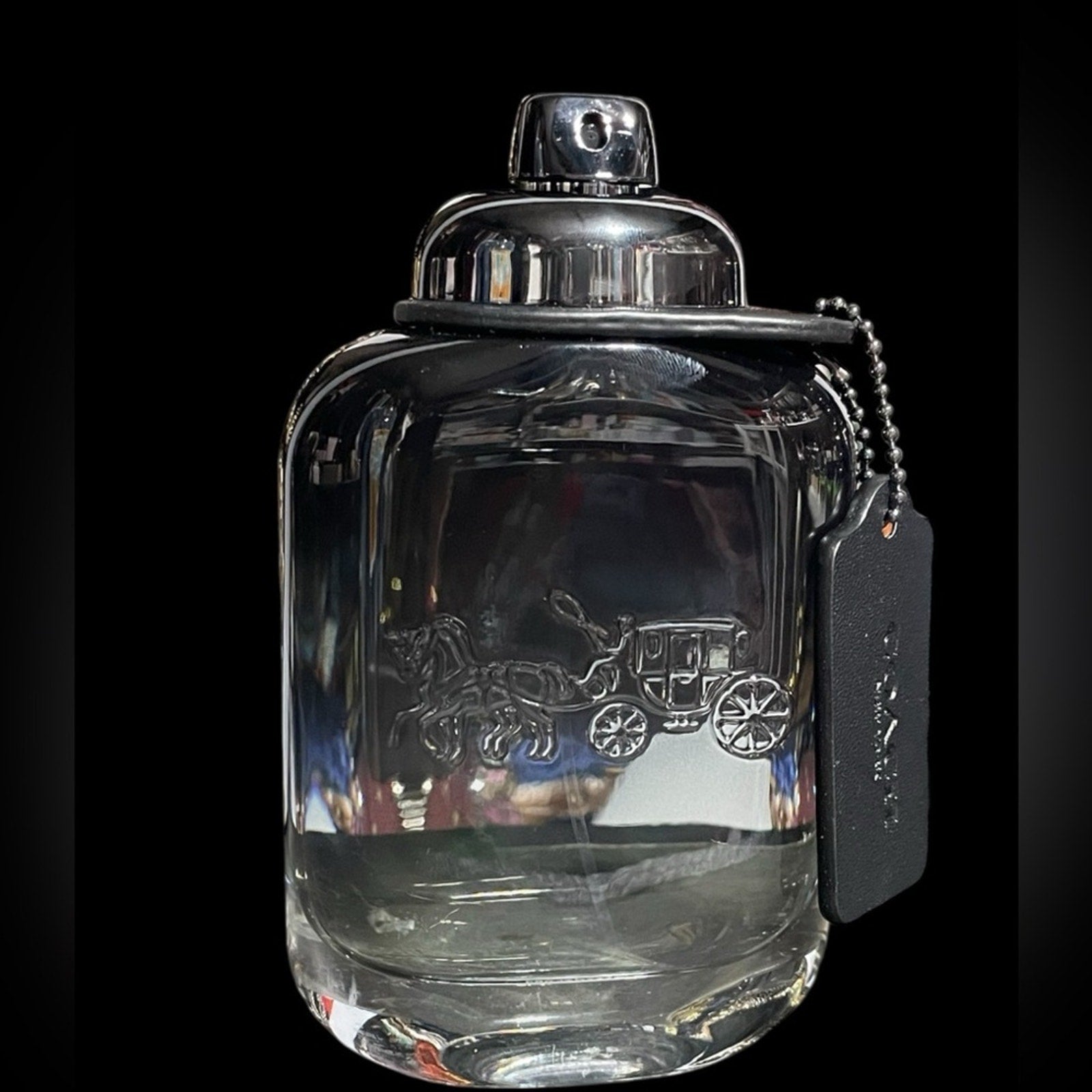 Coach New York Black Glass Bottle for Men 3.4 oz New No Box