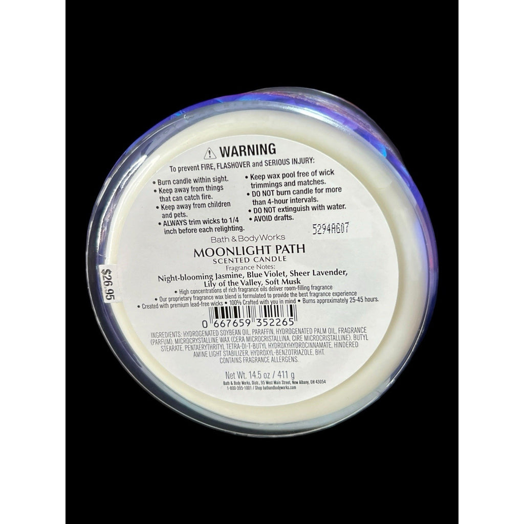 Bath & Body Works 3-Wick Candle in the scent Moonlight Path