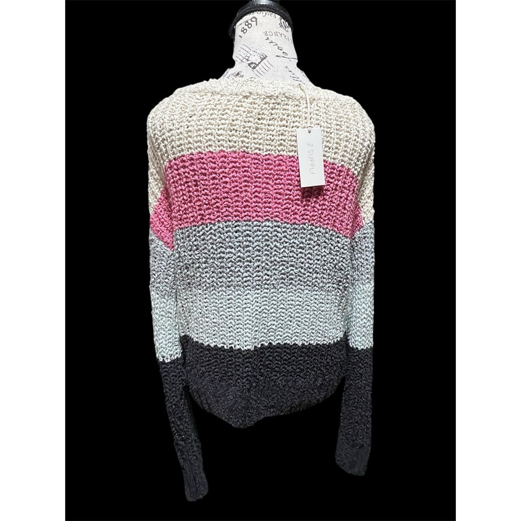 Z Supply Chunky Knit Sweater NWT Size L