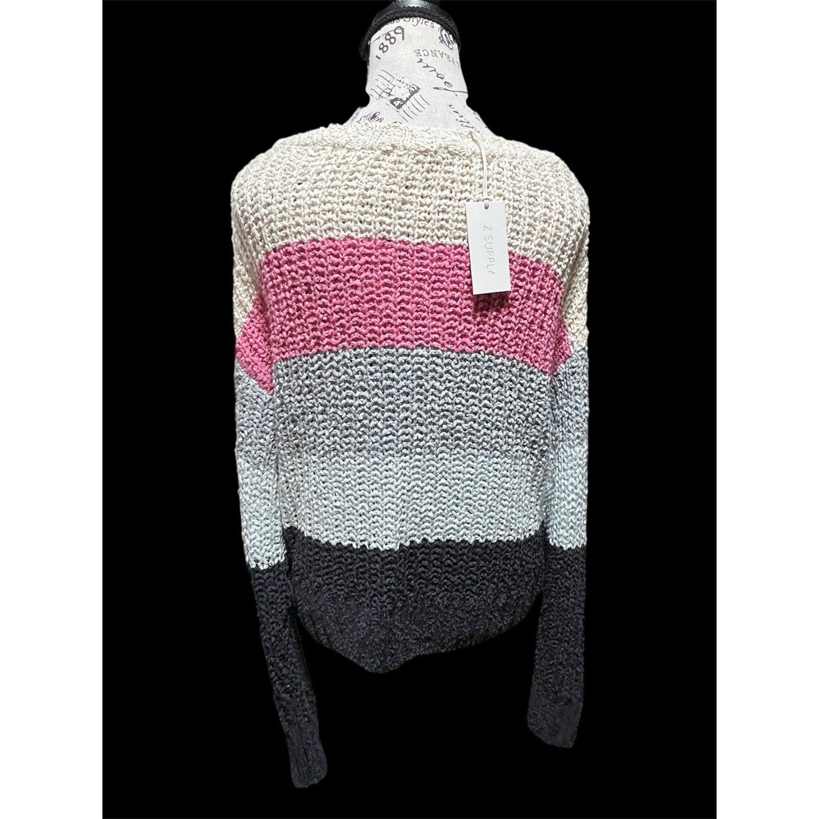 Z Supply Chunky Knit Sweater NWT Size L