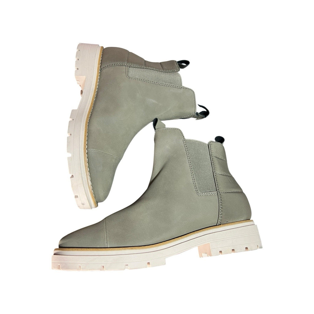 Tom’s Skyler Chelsea Boots Olive Green Women’s Size 8.5