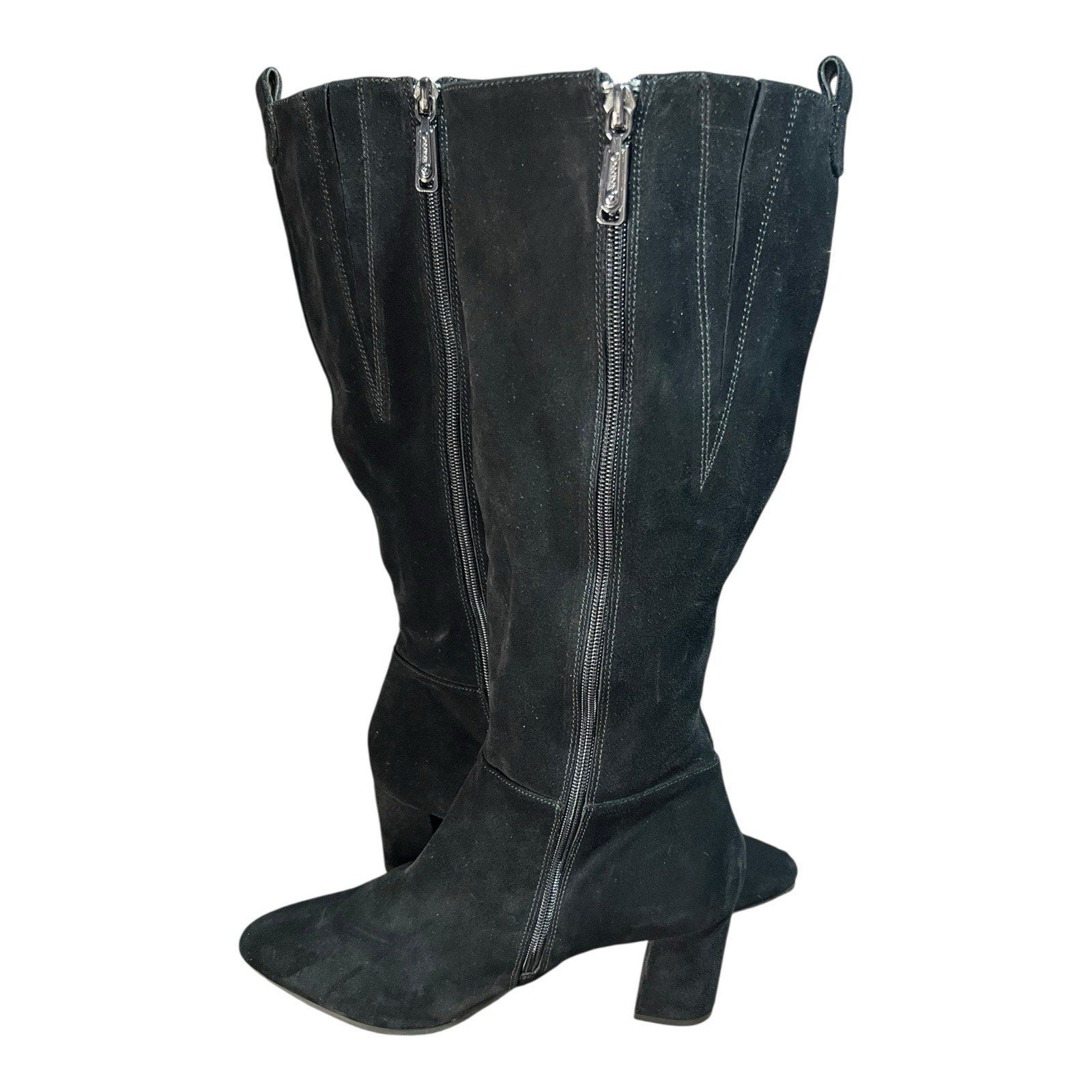 Blondo Waterproof Black Knee High Suede Boots Women’s Shoe Size 10