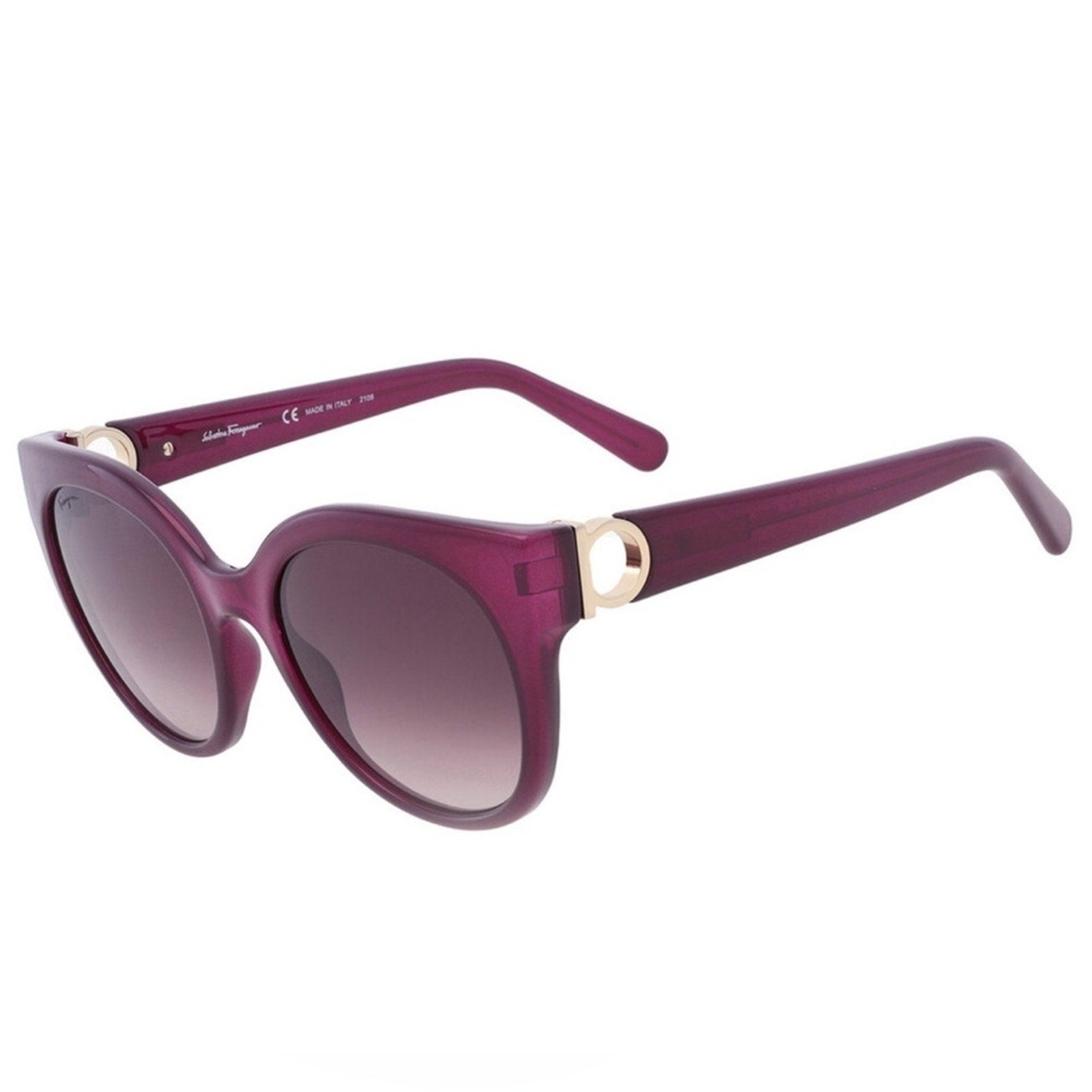 Salvatore Ferragamo Chic Purple Gradient Sunglasses NWT MSRP $275