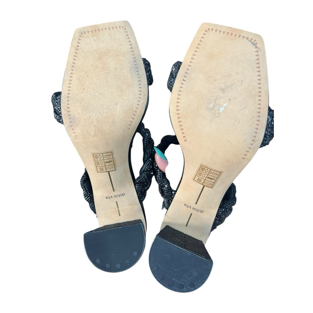 Dolce Vita Black Ronin Sandals Women’s Shoe Size 11