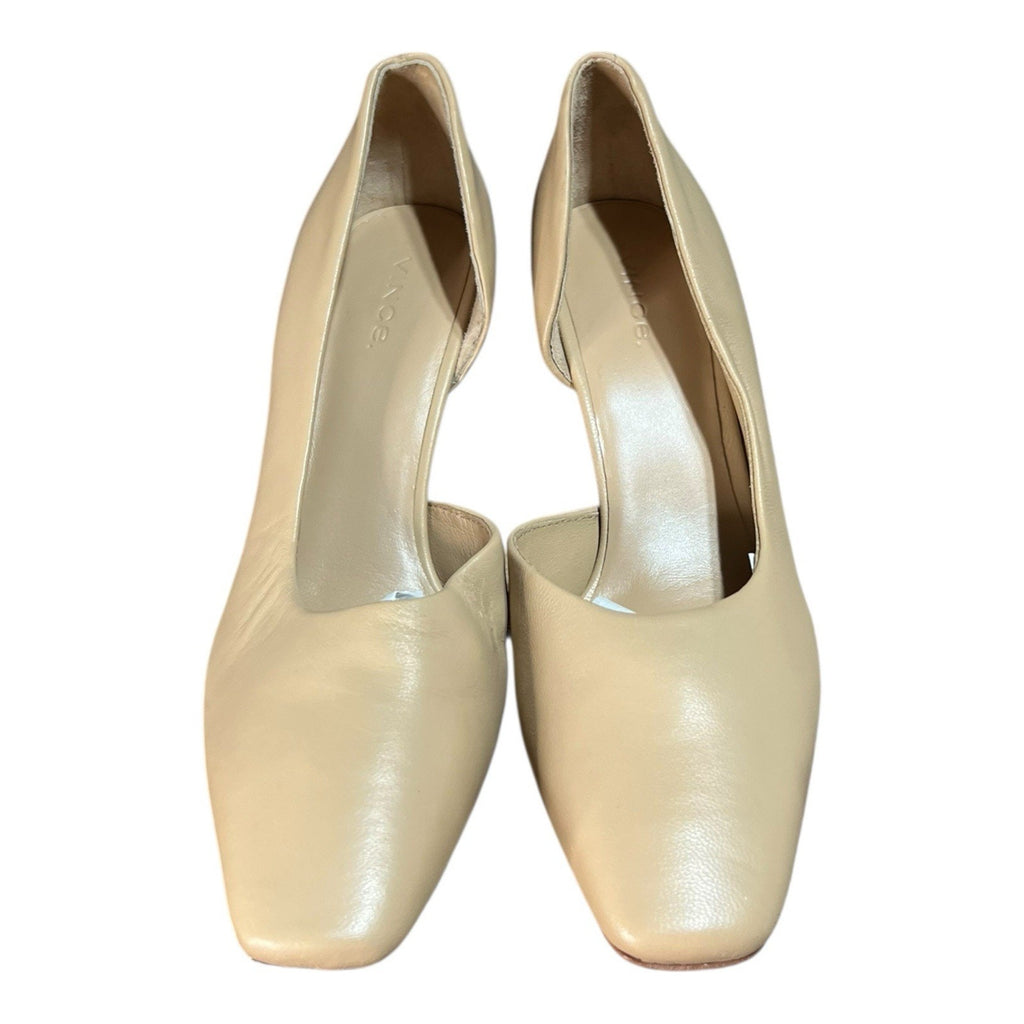 Vince Tiana D'Orsay leather pumps Nude With 3 In Heel Women’s Shoe Size 6.5M