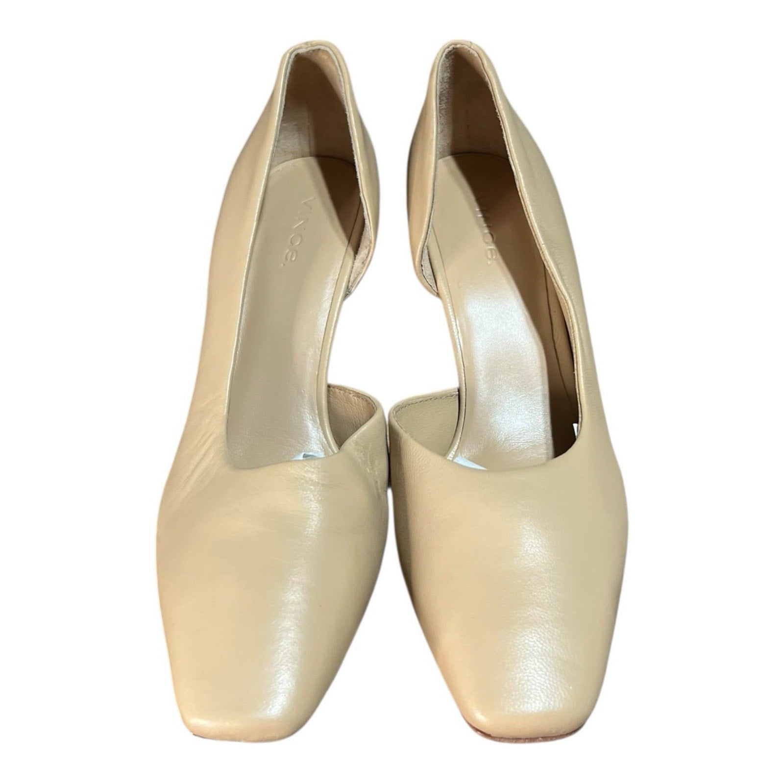 Vince Tiana D'Orsay leather pumps Nude With 3 In Heel Women’s Shoe Size 6.5M
