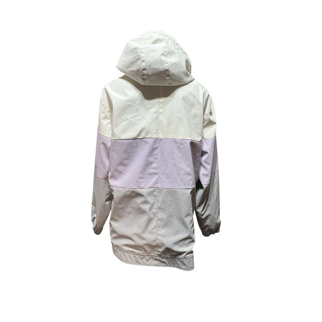 Weatherproof Vintage Lavender, Gray And White Rain Jacket Women’s Size M