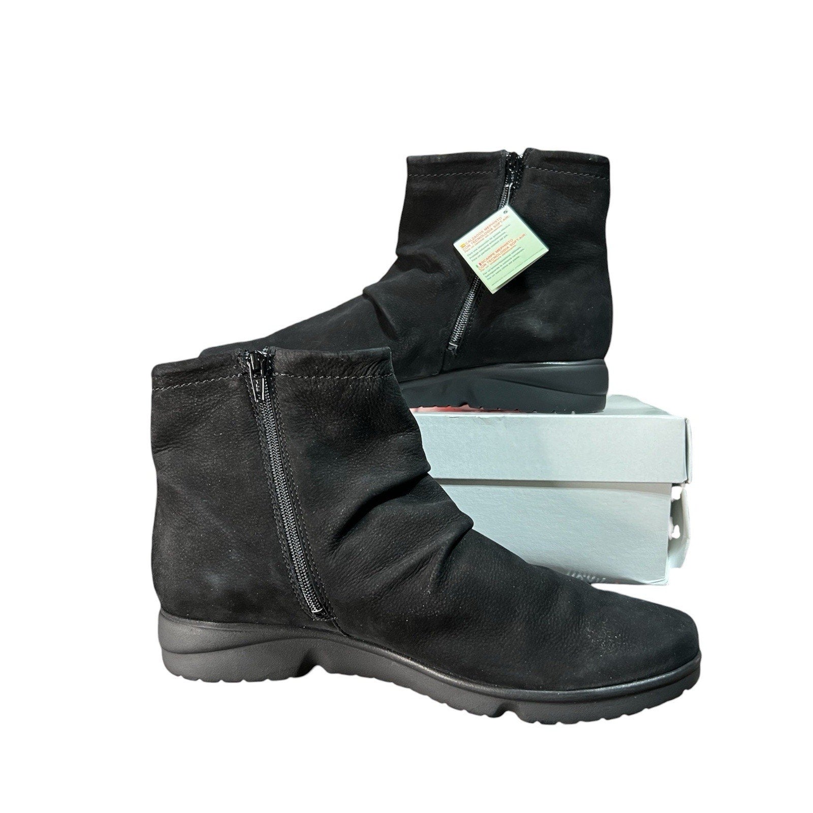 Memphistom Rezia Black Suede Bootie EU 6.5 US 8